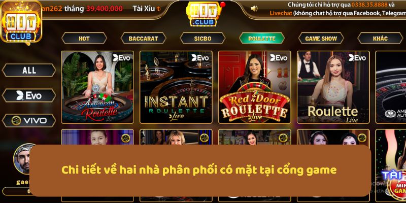 Chi tiết về hai nhà phân phối có mặt tại cổng game